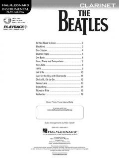 Instrumental Play-Along For Clarinet von The Beatles 