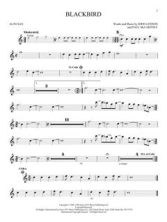 Instrumental Play-Along For Alto Sax von The Beatles 