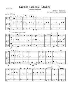 German-Schunkel-Medley für Posaunen/Tenorhorn-Trio im Alle Noten Shop kaufen