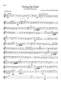 Swing für Fünf (Karl-Heinz Frank-Lindenfelser) 