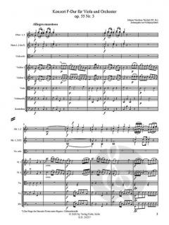 Konzert F-Dur op. 55/3 von Johann Nicolaus Triebel 