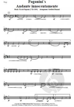 Andante innocentamente von Niccolò Paganini 