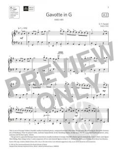 Gavotte in G von Georg Friedrich Händel (Download) 