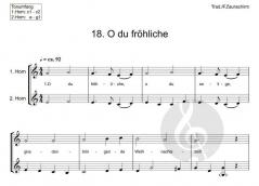 Weihnachtslieder für Horn-Ensemble 