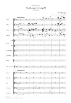 Violinkonzert Nr. 8 op. 59 h-Moll von Henri Vieuxtemps 