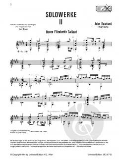 Solowerke Band 2 von John Dowland 