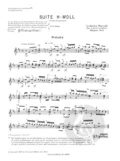Suite h-Moll von Ludovico Conte Roncalli 