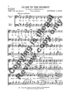 Glory in the Highest von Katherine Davis 