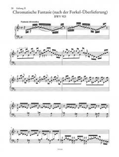 Chromatische Fantasie und Fuge BWV 903 von Johann Sebastian Bach 