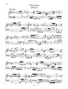 Französische Ouverture BWV 831/831a von Johann Sebastian Bach 