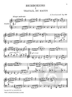 Brimborions, Op. 138 von Alexander Gretchaninoff 