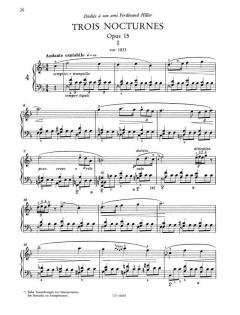 Nocturnes von Frédéric Chopin 