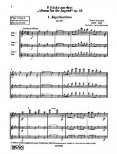 8 Stücke aus dem ”Album für die Jugend“ op. 68 von Robert Schumann 