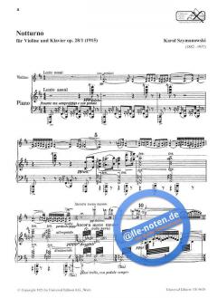 Notturno e Tarantella von Karol Szymanowski 