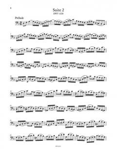 6 Suiten für Violoncello solo von Johann Sebastian Bach im Alle Noten Shop kaufen - UT50133