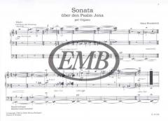 Sonate über den Psalm Jona per Organo von Heinz Wunderlich 