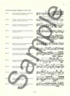 Catalogo Tematico (Incipit) (J.S. Bach) 
