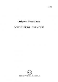 Schoenberg... est mort! von Asbjorn Schaathun 