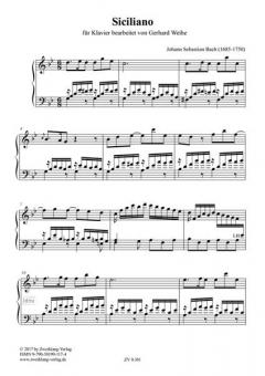 Siciliano BWV1031 von Johann Sebastian Bach 