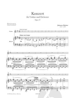 Konzert D-Dur op. 77 von Johannes Brahms 