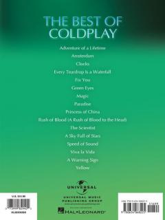 The Best Of Coldplay Easy Piano 