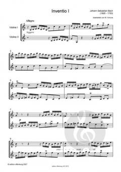 15 Inventionen von Johann Sebastian Bach 