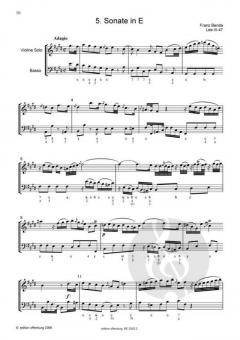 12 Sonaten für Violino solo und Basso, Band II von Franz Benda im Alle Noten Shop kaufen