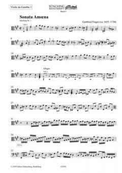 Sonata Amoena von Gottfried Finger 
