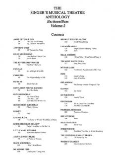 The Singer's Musical Theatre Anthology Vol. 2 Baritone/Bass 