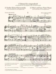 13 Short Piano Pieces von Johann Sebastian Bach 