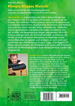 Klimper, Klapper, Klatsch! Gitarrenschule f. d. Klassenmusizieren von Joachim Braun 