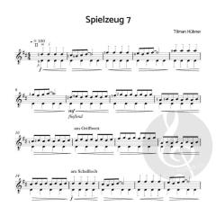 Spielzeug, 14 geistreiche Stücke für Gitarre von Tilman Hübner 