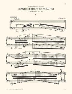 Etudes: Grandes études de Paganini von Franz Liszt 