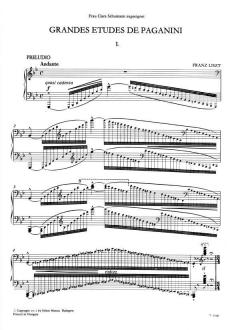 Etudes: Grandes études de Paganini von Franz Liszt 