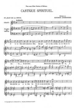 Cantique Spirituel ( H ) von Hendrik Andriessen 