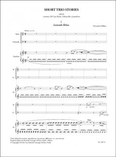 Short Trio Stories von Giovanni Sollima 