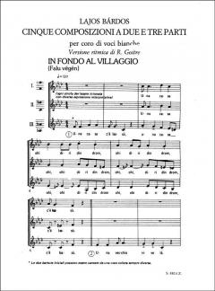 5 Composizioni von Lajos Bárdos 