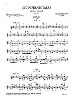 Studi per chitarra Ed.Integrale Vol. 2 von Mauro Giuliani 