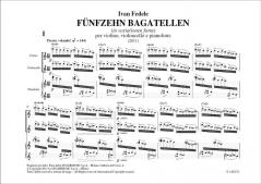 Funfzehn Bagatelle von Ivan Fedele 