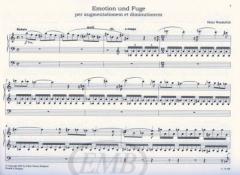 Emotion und Fuge per augmentationem et diminutionem von Heinz Wunderlich 