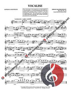 Vocalise von Sergei Rachmaninow 