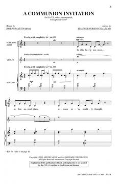 A Communion Invitation von Heather Sorenson (Download) 