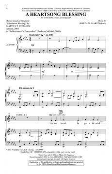 A Heartsong Blessing von Joseph M. Martin 