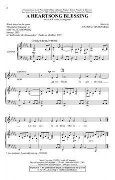 A Heartsong Blessing von Joseph M. Martin (Download) 