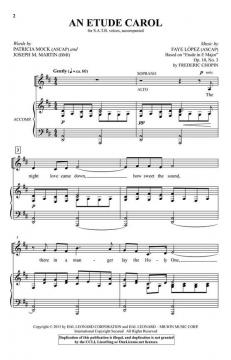 An Etude Carol von Faye López (Download) 