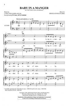 Baby in a Manger von Douglas Nolan (Download) 