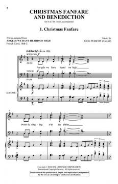 Christmas Fanfare and Benediction von John Purifoy (Download) 
