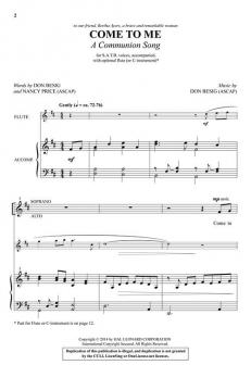 Come to Me von Don Besig (Download) 