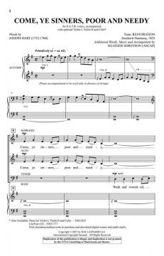 Come, Ye Sinners, Poor and Needy (Download) 