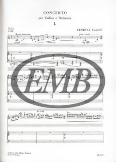 Violin Concerto von Kamillo Lendvay im Alle Noten Shop kaufen